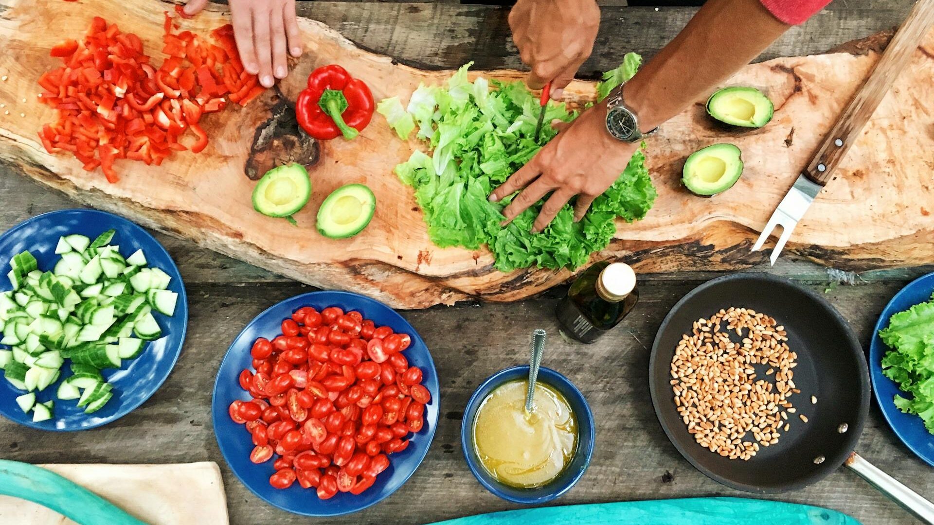 Preparing ingredients as part of the Meal Prep Ideas image